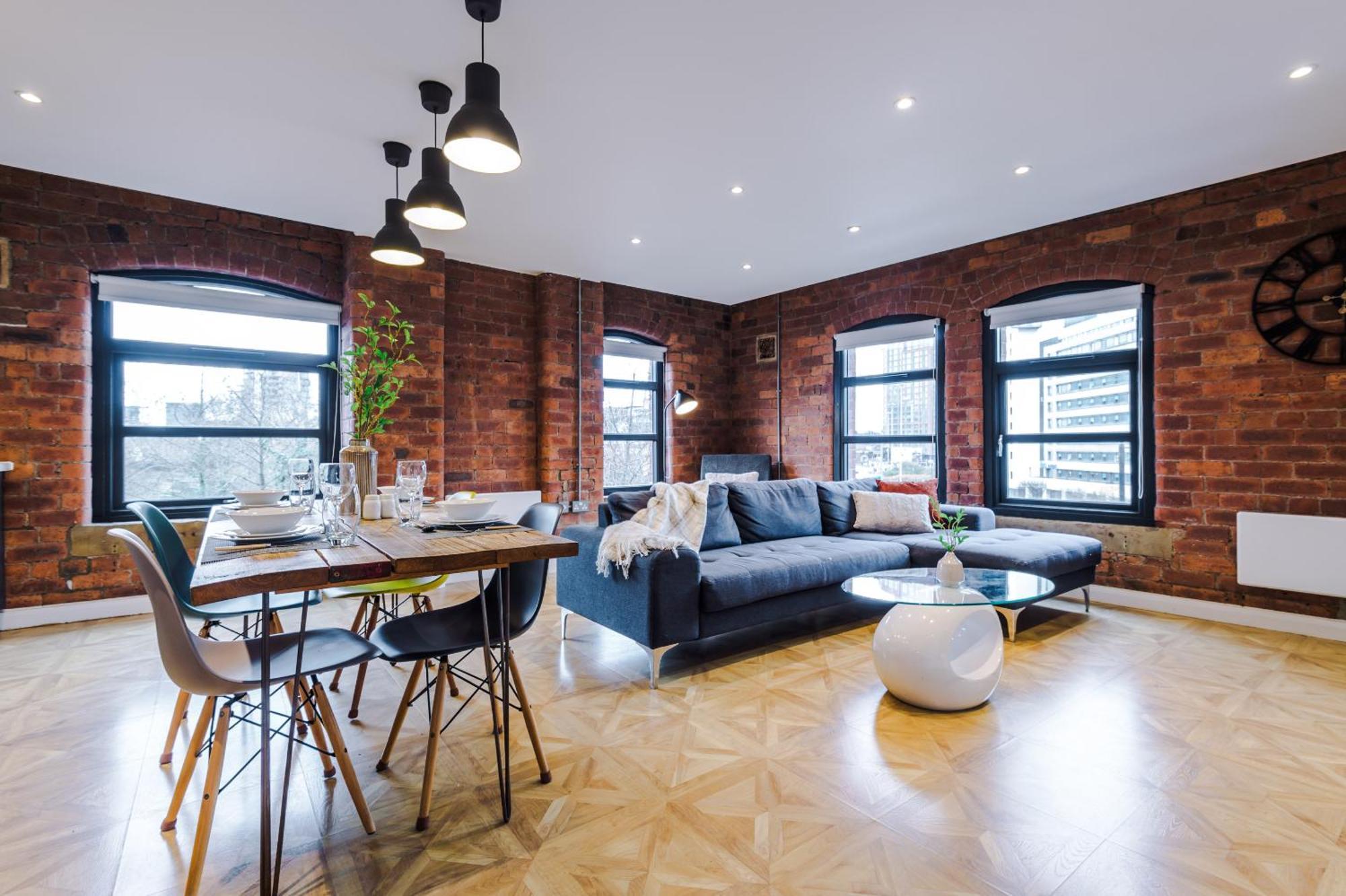 2 King Size Beds In Manhattan Styled Oversize Apartment Leeds  Esterno foto