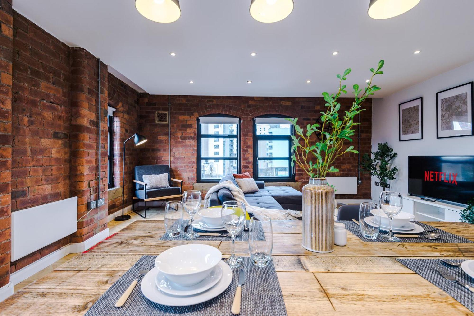 2 King Size Beds In Manhattan Styled Oversize Apartment Leeds  Esterno foto